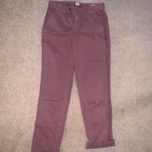 GAP Girlfriend Chinos - red -